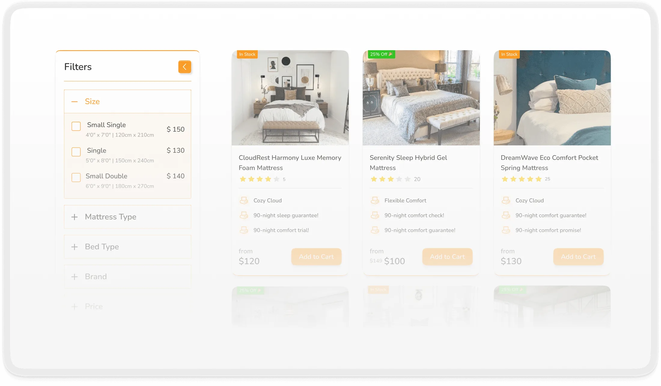 The Sleep People marketplace — Side-by-side comparison